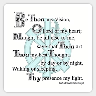 Be Thou My Vision Verse 1 Sticker